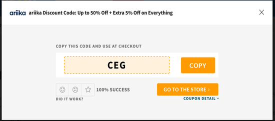 Copy Ariika Code