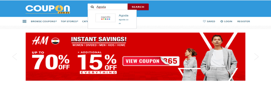 Search Agoda Store Now!