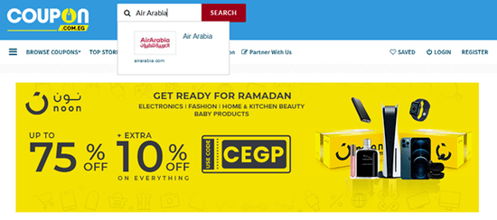 Search Air Arabia