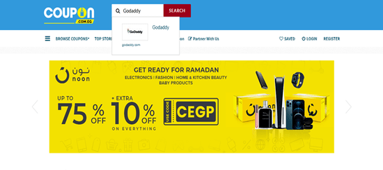 Search GoDaddy