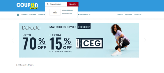 Search Oberoi Hotels