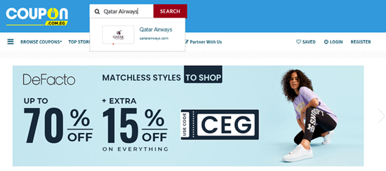 Search Qatar Airways