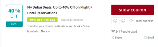 Show FlyDubai Coupon