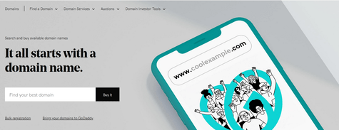 When it comes to registering Domain name, GoDaddy is the right choice
