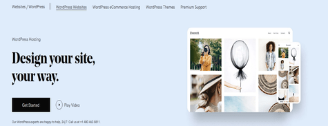 Create your own web with the help of GoDaddy in the easiest way.