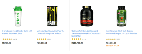 iHerb is the best choice to shop of your required Sports items without going wrong