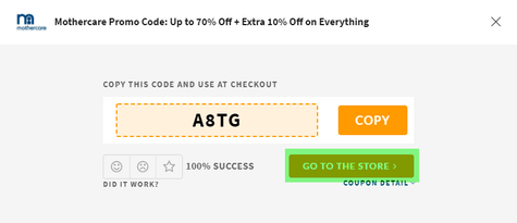 Mothercare Coupon
