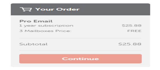 Go to checkout and apply the copied Namecheap Discount Code in the promo code box