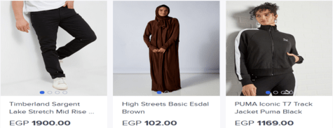 there's everything available for fashionable ladies at Noon