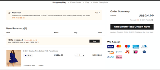 Applied Promo Code
