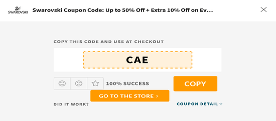 Swarovski Promo Code