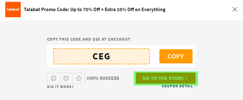 Talabat Coupon